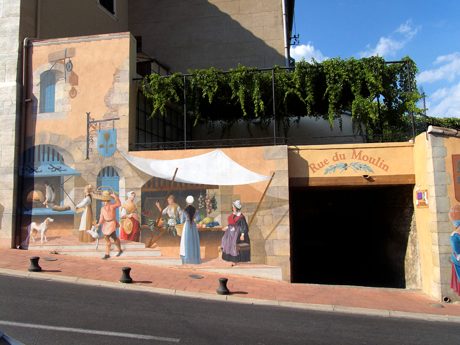 Trompe-l'oeil a Carces